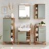 Pelipal Salle de bain Salvie V (5 éléments) - Avec éclairage - Sauge / Imitation chêne Riviera -Meubles de salle de bain Soldes 2022 1000225854 201016 14353600119 MOOD IMAGE P000000001000225854 mood