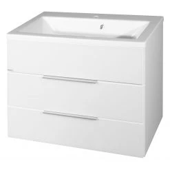 Fackelmann Meuble avec vasque Kara I - Blanc