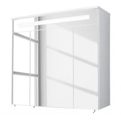 Fackelmann Armoire de toilette Kara - Avec éclairage - Blanc