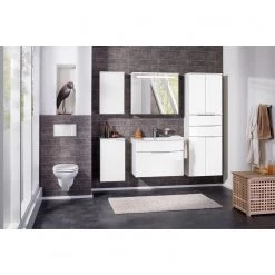Fackelmann Armoire de toilette Kara - Avec éclairage - Blanc -Meubles de salle de bain Soldes 2022 1000225907 200924 12085100033 MOOD DETAILS P000000001000225907 mood