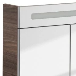 Fackelmann Armoire de toilette Clever I - Imitation orme foncé - Largeur : 90 cm -Meubles de salle de bain Soldes 2022 1000226200 200930 14061000030 DETAILS P000000001000226200