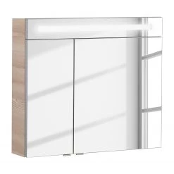 Fackelmann Armoire de toilette Clever I - Imitation frêne - Largeur : 90 cm -Meubles de salle de bain Soldes 2022 1000226215 200930 14065200061 DETAILS P000000001000226215