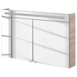 Fackelmann Armoire de toilette Clever III - Imitation frêne