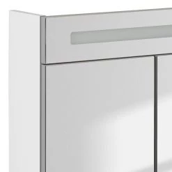 Fackelmann Armoire de toilette Clever I - Blanc brillant - Largeur : 120 cm -Meubles de salle de bain Soldes 2022 1000226222 200930 14073400101 DETAILS P000000001000226222