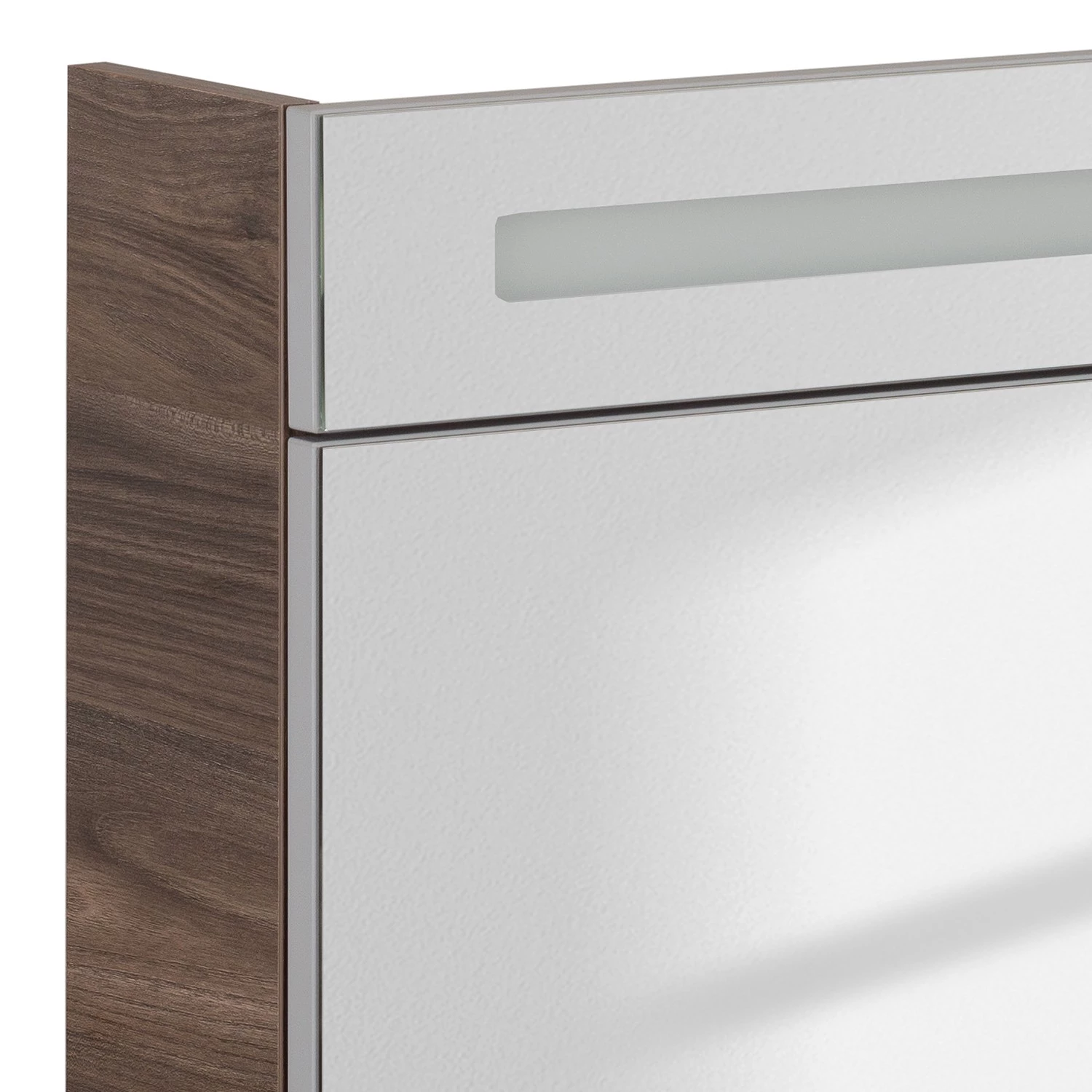 Fackelmann Armoire de toilette Clever III - Imitation orme foncé 7 Fackelmann Armoire de toilette Clever III - Imitation orme foncé – Image 5