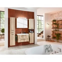 Optifit Armoire de toilette Luspa - Avec éclairage intégré - Imitation chêne sauvage -Meubles de salle de bain Soldes 2022 1000226303 200929 13274600002 MOOD DETAILS P000000001000226303 mood