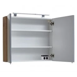 Optifit Armoire de toilette Luspa - Avec éclairage intégré - Imitation chêne sauvage -Meubles de salle de bain Soldes 2022 1000226303 200929 13274600003 DETAILS P000000001000226303