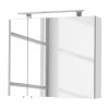 Optifit Armoire de toilette Luspa - Avec éclairage intégré - Blanc