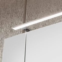 Optifit Armoire de toilette Luspa - Avec éclairage intégré - Blanc -Meubles de salle de bain Soldes 2022 1000226304 200929 13275100014 DETAILS P000000001000226304