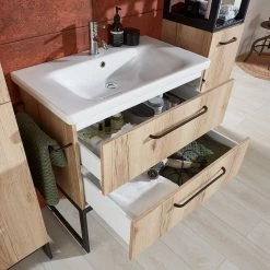 Optifit Meuble avec vasque Luspa - Imitation chêne sauvage -Meubles de salle de bain Soldes 2022 1000226313 200929 13281400065 DETAILS P000000001000226313