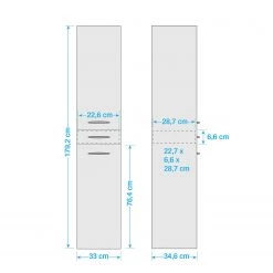 Optifit Colonne de salle de bain Luspa II - Imitation chêne sauvage -Meubles de salle de bain Soldes 2022 1000226314 210921 11193100004 SKETCH DETAILS P000000001000226314 sketch