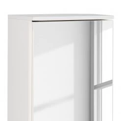 Fackelmann Colonne de salle de bain Lugano II - Blanc - Butoir à droite -Meubles de salle de bain Soldes 2022 1000227093 201021 13554600027 DETAILS P000000001000227093