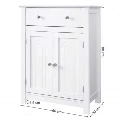 Ridgevalley Meuble bas Kosta II - Blanc -Meubles de salle de bain Soldes 2022 1000227267 201007 14042000049 SKETCH DETAILS P000000001000227267 sketch