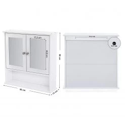 Ridgevalley Armoire de toilette Storberg III - Blanc -Meubles de salle de bain Soldes 2022 1000227278 201007 14053100120 SKETCH DETAILS P000000001000227278 sketch