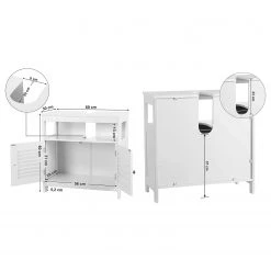 Ridgevalley Meuble sous lavabo Kontio - Blanc -Meubles de salle de bain Soldes 2022 1000227280 201007 14054500135 SKETCH DETAILS P000000001000227280 sketch