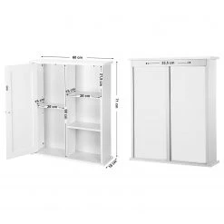 Ridgevalley Meuble haut Storberg I - Blanc -Meubles de salle de bain Soldes 2022 1000227281 201007 14055300144 SKETCH DETAILS P000000001000227281 sketch