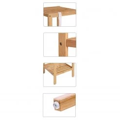 Norrwood Étagère de salle de bain Venture - Bambou massif -Meubles de salle de bain Soldes 2022 1000227290 201007 14070500209 DETAILS P000000001000227290