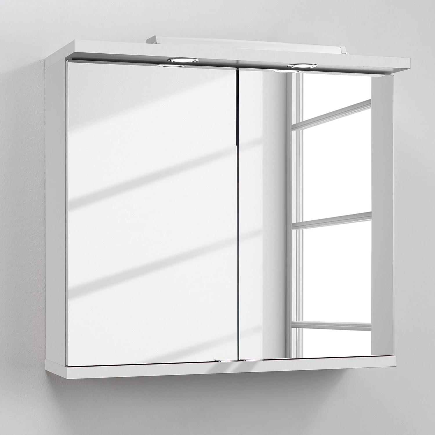 Loftscape Armoire de toilette Brodda - Avec éclairage - Blanc 5 Loftscape Armoire de toilette Brodda - Avec éclairage - Blanc – Image 3