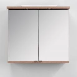 Loftscape Armoire de toilette Brodda - Avec éclairage - Imitation chêne de Sonoma -Meubles de salle de bain Soldes 2022 1000227881 201021 14261200030 DETAILS P000000001000227881