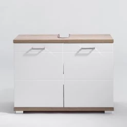 Loftscape Meuble sous lavabo Brodda - Imitation chêne de Sonoma - Largeur : 80 cm -Meubles de salle de bain Soldes 2022 1000227882 201021 14262200039 DETAILS P000000001000227882