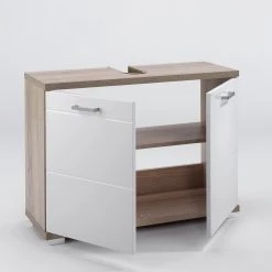 Loftscape Meuble sous lavabo Brodda - Imitation chêne de Sonoma - Largeur : 80 cm -Meubles de salle de bain Soldes 2022 1000227882 201021 14262300040 DETAILS P000000001000227882