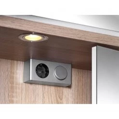 Loftscape Salle de bain Brodda I (5 éléments) - Avec éclairage - Imitation chêne de Sonoma -Meubles de salle de bain Soldes 2022 1000227886 201021 14270000076 DETAILS P000000001000227886