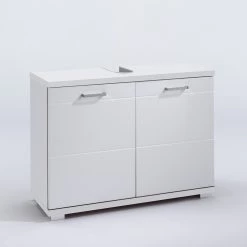 Loftscape Meuble sous lavabo Brodda - Blanc brillant - Largeur : 80 cm 8 Loftscape Meuble sous lavabo Brodda - Blanc brillant - Largeur : 80 cm -Meubles de salle de bain Soldes 2022 1000227892 201021 14273800110 DETAILS P000000001000227892