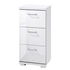 Loftscape Armoire basse Brodda - Blanc brillant