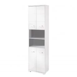 Loftscape Colonne de salle de bain Braden - Blanc brillant - Largeur : 50 cm