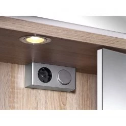 Loftscape Salle de bain Brodda I (2 éléments) - Avec éclairage - Imitation chêne de Sonoma -Meubles de salle de bain Soldes 2022 1000227896 201021 14275900137 DETAILS P000000001000227896