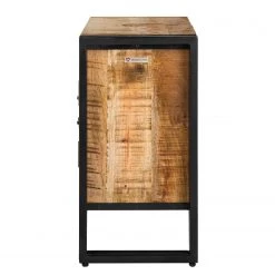 Wolf-Möbel Meuble sous lavabo Iron - Manguier massif / Fer - Manguier / Noir -Meubles de salle de bain Soldes 2022 1000229507 220407 060 DETAILS P000000001000229507