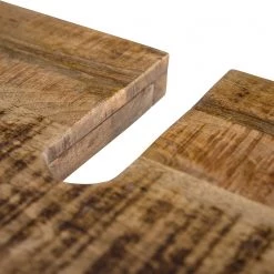 Wolf-Möbel Meuble sous lavabo Iron - Manguier massif / Fer - Manguier / Noir -Meubles de salle de bain Soldes 2022 1000229507 220407 070 DETAILS P000000001000229507