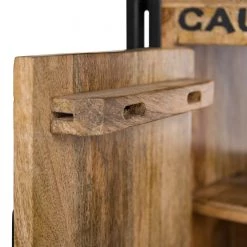 Wolf-Möbel Meuble sous lavabo Iron - Manguier massif / Fer - Manguier / Noir -Meubles de salle de bain Soldes 2022 1000229507 220407 100 DETAILS P000000001000229507