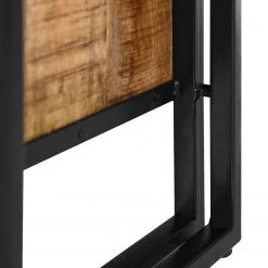 Wolf-Möbel Meuble sous lavabo Iron - Manguier massif / Fer - Manguier / Noir -Meubles de salle de bain Soldes 2022 1000229507 220407 140 DETAILS P000000001000229507