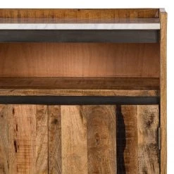 Wolf-Möbel Meuble bas Marble I - Manguier massif - Manguier / Marbre blanc -Meubles de salle de bain Soldes 2022 1000229511 210727 09294600005 DETAILS P000000001000229511