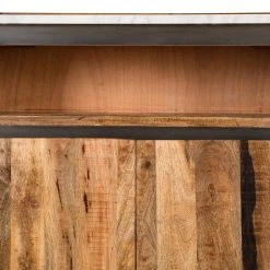 Wolf-Möbel Meuble bas Marble I - Manguier massif - Manguier / Marbre blanc -Meubles de salle de bain Soldes 2022 1000229511 210727 09294600009 DETAILS P000000001000229511