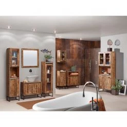 Wolf-Möbel Salle de bain Marble IV (2 éléments) - Manguier massif -Meubles de salle de bain Soldes 2022 1000229608 210413 12524000047 MOOD DETAILS P000000001000229608 mood