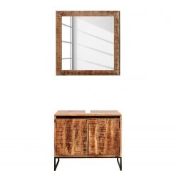 Wolf-Möbel Salle de bain Marble IV (2 éléments) - Manguier massif -Meubles de salle de bain Soldes 2022 1000229608 210705 13094100030 DETAILS P000000001000229608