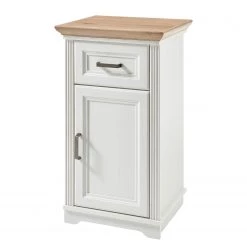 Ridgevalley Meuble bas Jasmund - Imitation pin blanc / Imitation chêne artisan