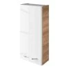 Fackelmann Armoire suspendue Milano - Blanc brillant / Imitation chêne noueux -Meubles de salle de bain Soldes 2022 1000236041 201216 14170600014 IMAGE P000000001000236041