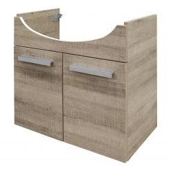 Fackelmann Meuble avec vasque A-Vero III - Imitation chêne - Largeur : 66 cm -Meubles de salle de bain Soldes 2022 1000241407 210121 07503900069 DETAILS P000000001000241407