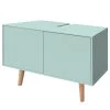 Mørteens Meuble sous lavabo Lindholm - Partiellement en chêne massif - Menthe -Meubles de salle de bain Soldes 2022 1000247244 211026 155601000019 IMAGE P000000001000247244