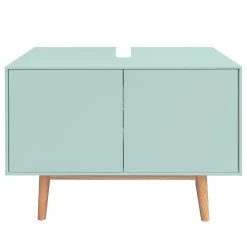 Mørteens Meuble sous lavabo Lindholm - Partiellement en chêne massif - Menthe -Meubles de salle de bain Soldes 2022 1000247244 211026 15560100041 DETAILS P000000001000247244