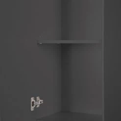 Mørteens Colonne de salle de bain Lindholm - Partiellement en chêne massif - Gris mat -Meubles de salle de bain Soldes 2022 1000247252 211026 155806000116 DETAILS P000000001000247252