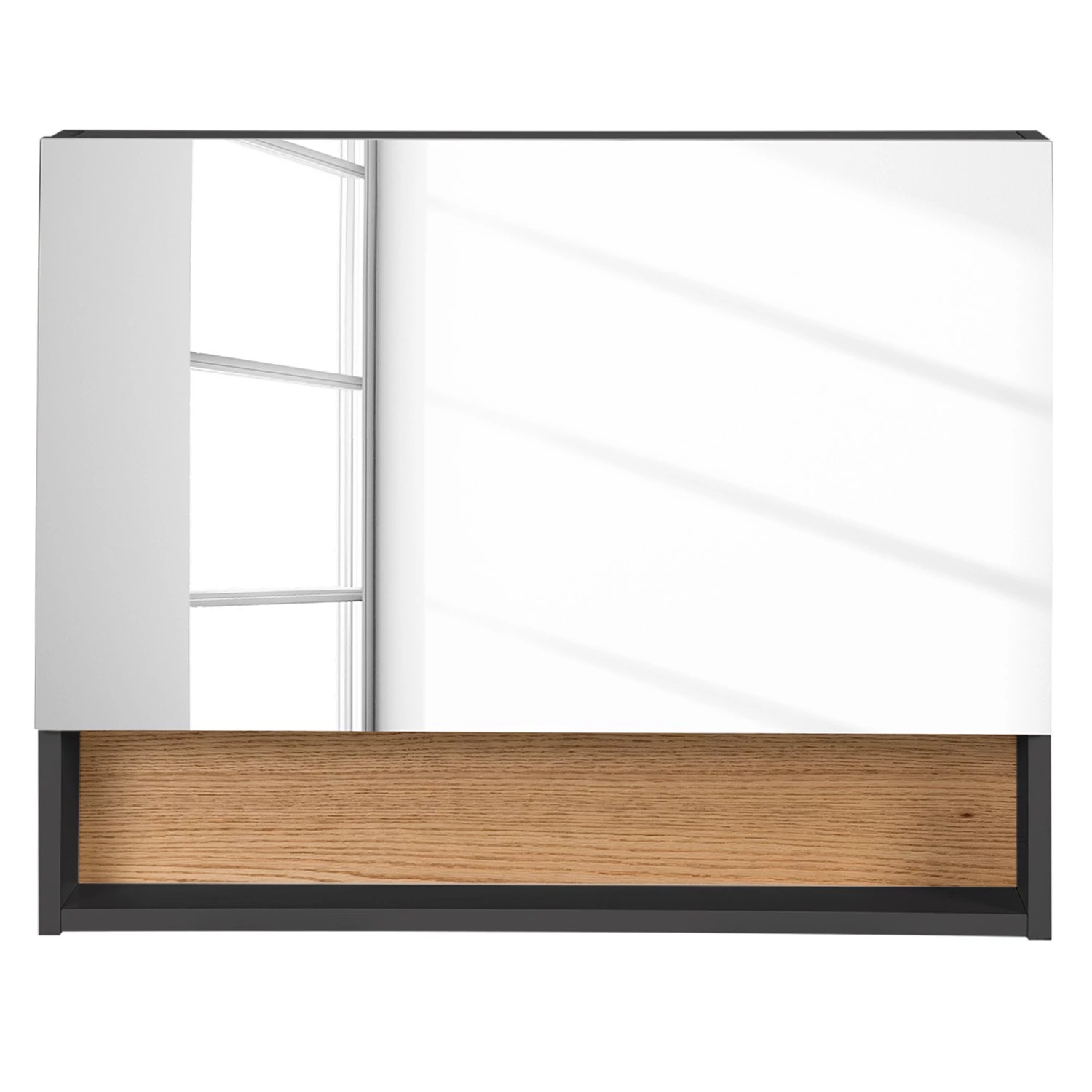 Mørteens Salle de bain Lindholm IV (3 éléments) - Partiellement en chêne massif - Gris mat 13 Mørteens Salle de bain Lindholm IV (3 éléments) - Partiellement en chêne massif - Gris mat – Image 11