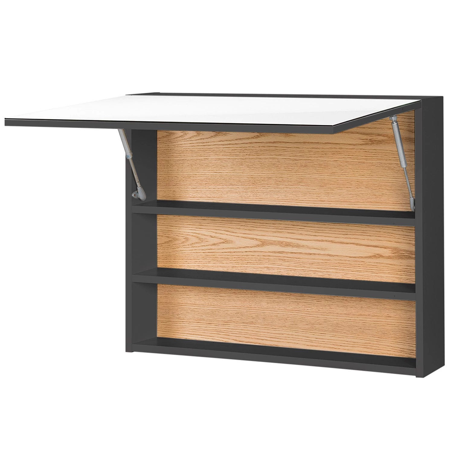 Mørteens Salle de bain Lindholm V (3 éléments) - Partiellement en chêne massif - Gris mat 9 Mørteens Salle de bain Lindholm V (3 éléments) - Partiellement en chêne massif - Gris mat – Image 7