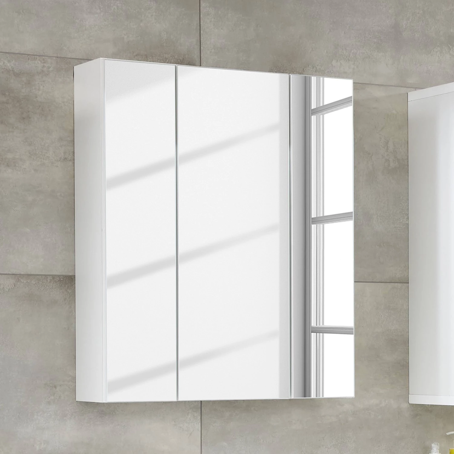 Trendteam Armoire de toilette Monte - Sans éclairage - Blanc 4 Trendteam Armoire de toilette Monte - Sans éclairage - Blanc – Image 2