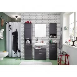 Trendteam Meuble haut Monte - Gris mat -Meubles de salle de bain Soldes 2022 1000253396 210322 07494800030 MOOD DETAILS P000000001000253396 mood