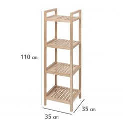 WENKO Étagère Acina I - Acacia massif - Hauteur : 110 cm 13 WENKO Étagère Acina I - Acacia massif - Hauteur : 110 cm -Meubles de salle de bain Soldes 2022 1000255378 210330 15253600036 SKETCH DETAILS P000000001000255378 sketch