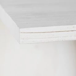 Wolf-Möbel Armoire de toilette Maison - Acacia massif - Acacia couleur pierre / Blanc cassé -Meubles de salle de bain Soldes 2022 1000257221 220406 060 DETAILS P000000001000257221